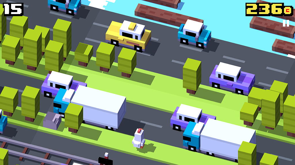 why is app crossy road have junk when i didn