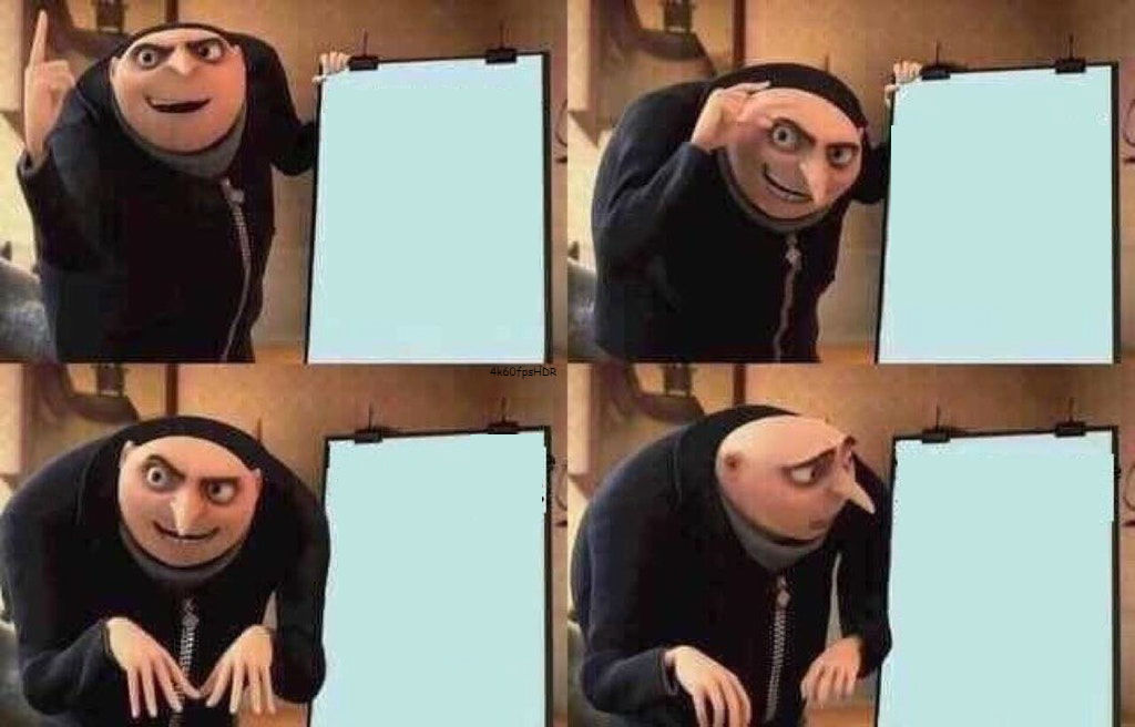 A few frames off., Gru's Plan