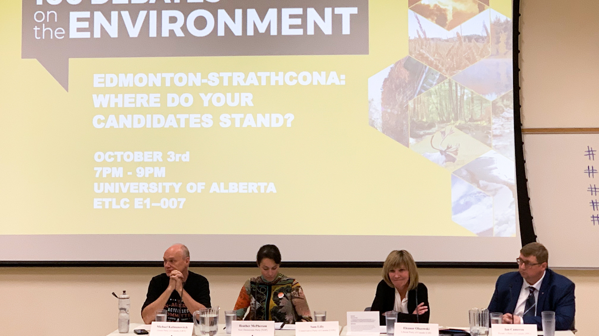 Environment front and centre in federal candidate debate The Gateway