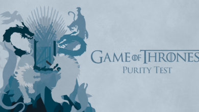 This year's Purity Test is Game of Thrones themed.