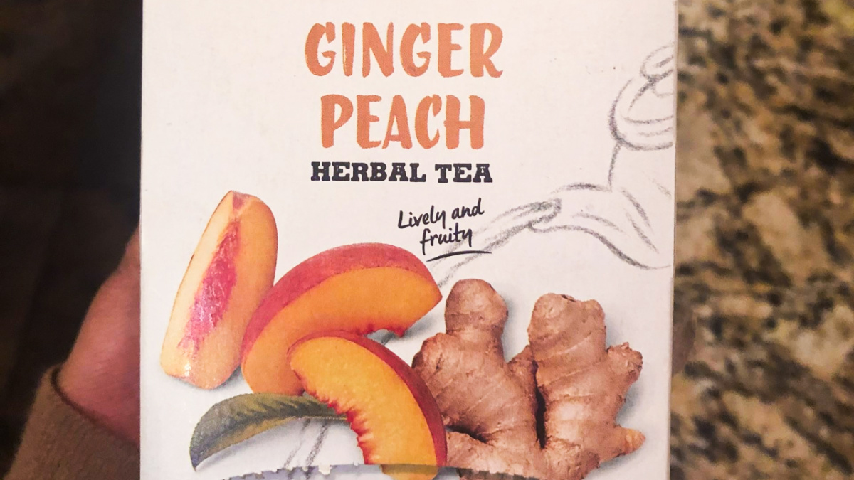 Spill The Tea Presidents Choice Ginger Peach Herbal Tea The Gateway