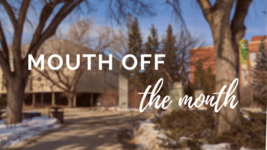 mouth off the month February