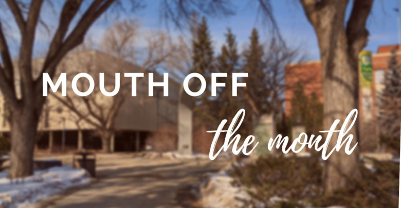 mouth off the month February