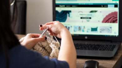 knitting with computer tutorial