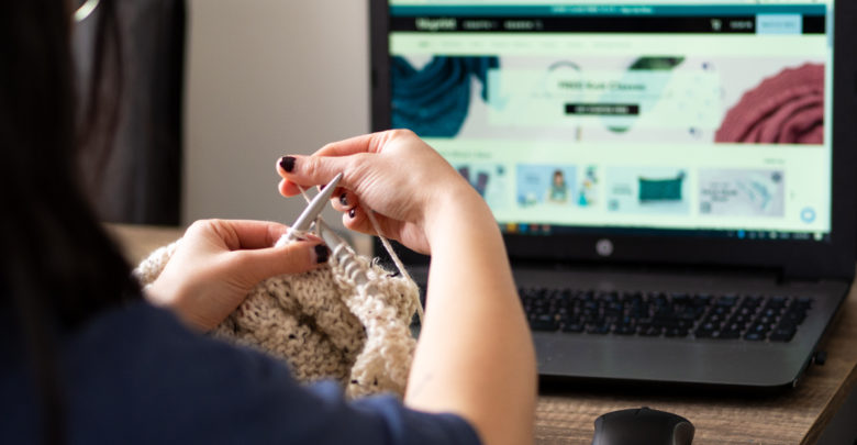 knitting with computer tutorial