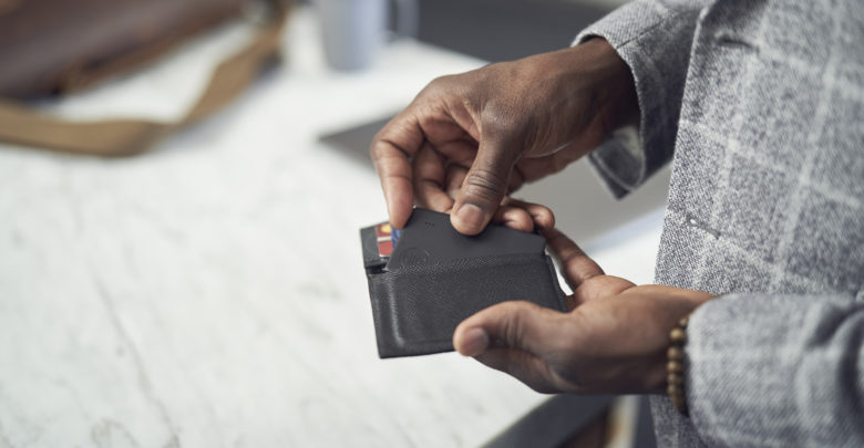 Tile Slim in wallet
