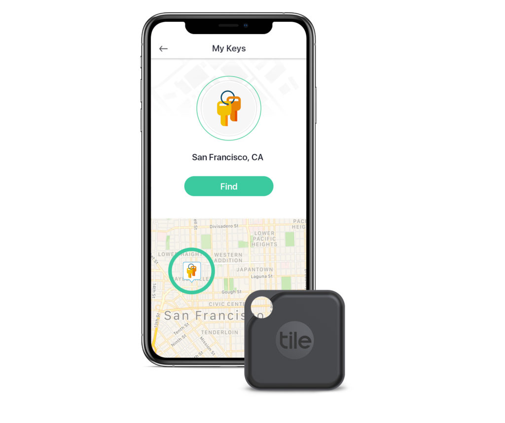 Tile Pro (2021) Bluetooth Item Tracker - Black