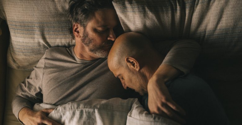 Colin Firth (left) and Stanley Tucci (right) star in SUPERNOVA, written and directed by Harry Macqueen