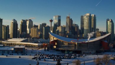 A photo of Calgary's skyline