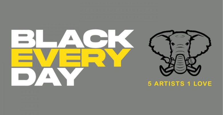black every day exhibit art