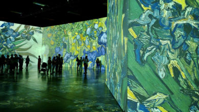 A photo of the Imagine Van Gogh exhibit.