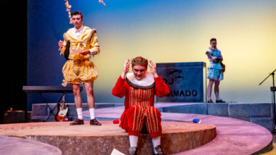 A scene from the Love's Labour's Lost production.