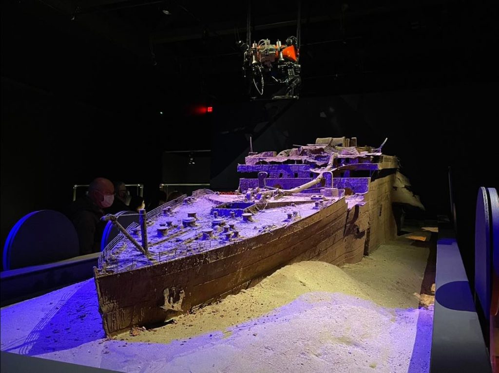 A photo from the James Cameron – Challenging the Deep exhibit