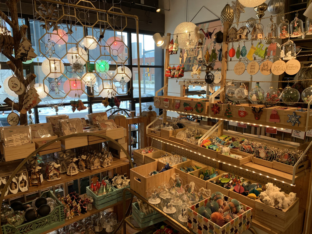 Another photo of Shop Chop showing some home decor hanging items.