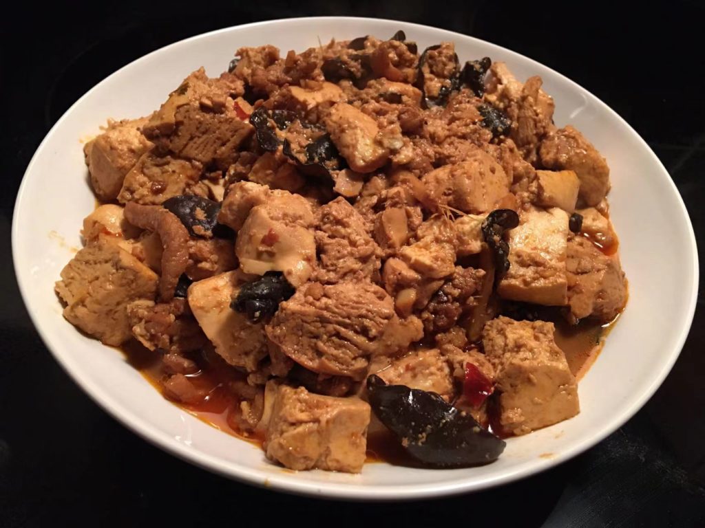 A plate of delicious Mapo Tofu!