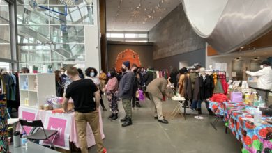 A photo of BOM YEG's layout at the AGA.