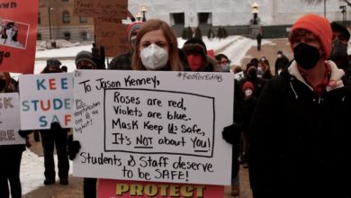 school protest Janis Irwin