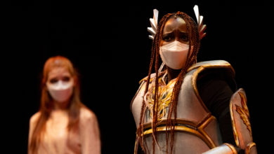 The two main characters of She Kills Monsters, Agnes and Tilly.