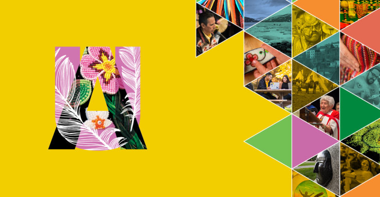 Thumbnail used for Indigenous Strategic Plan livestream. There is a U of A logo on yellow background.
