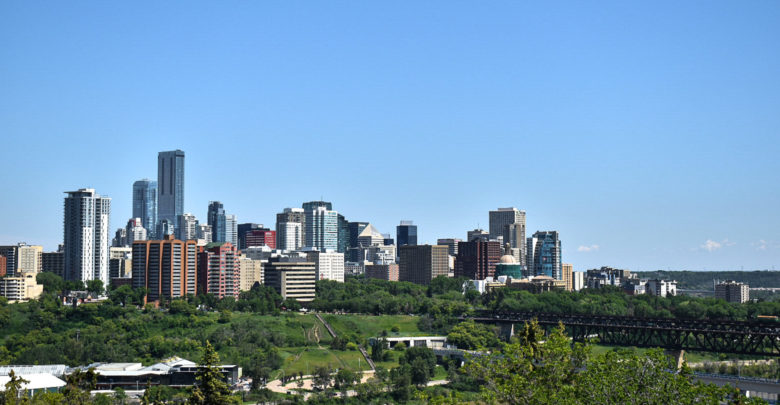 city YEG Edmonton sky buildings