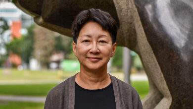 people important health bear building statue