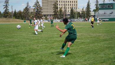 Bears soccer on august 28 aginst Mount Royal