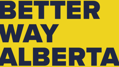 better way alberta yellow and dark navy blue