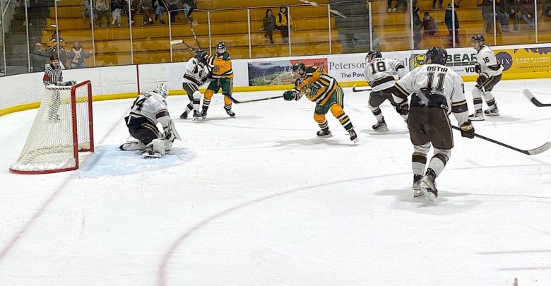Bears hockey vs Manitoba, Amanda Sparks