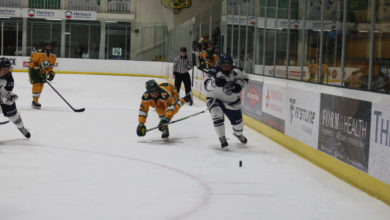 Pandas hockey playoffs v mru, feb 26, 2023. Amanda Sparks