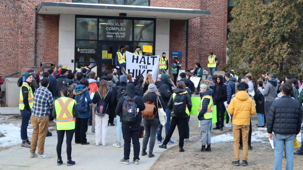 Halt the hike protest 2023, Board of Governors, protestors, tuition, UASU