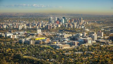 U of A campus aerial