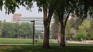 Main Quad North Campus in Spring