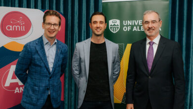 From left to right: Nate Glubish, Cam Linke, and Bill Flanagan.