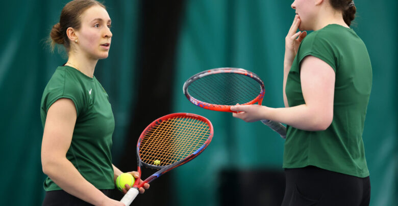 Two Pandas Tennis Players