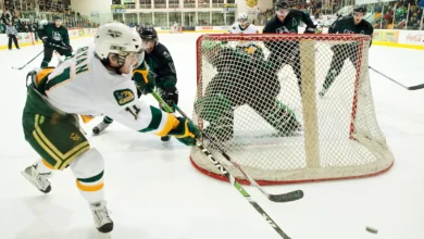Derek Ryan playing for the Golden Bears