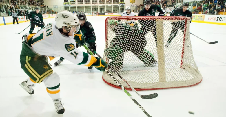 Derek Ryan playing for the Golden Bears