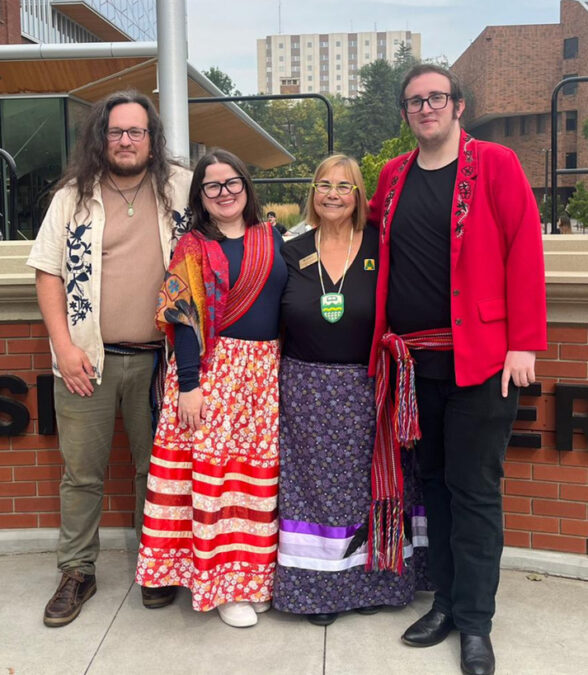 From left to right: Lamarche, Dubé, Glanfield, and Kucher