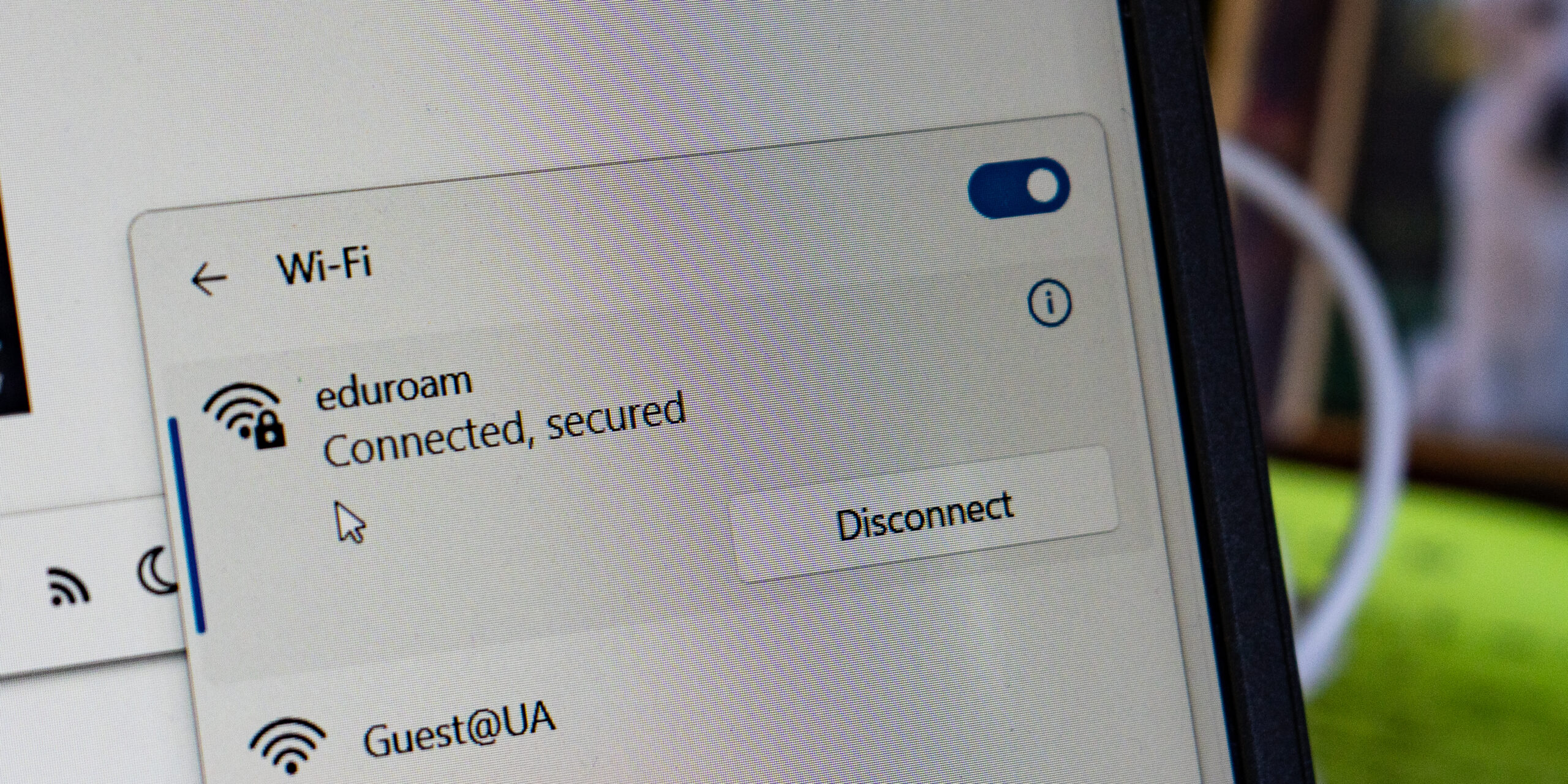 Eduroam wifi could provide help for consistent connection