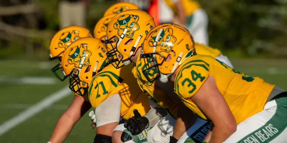 Golden Bears Lineup at Scrimmage